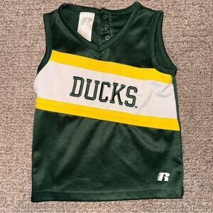 NCAA Russell Toddler’s Oregon Ducks Sleeveless 4T Cheerleader Top